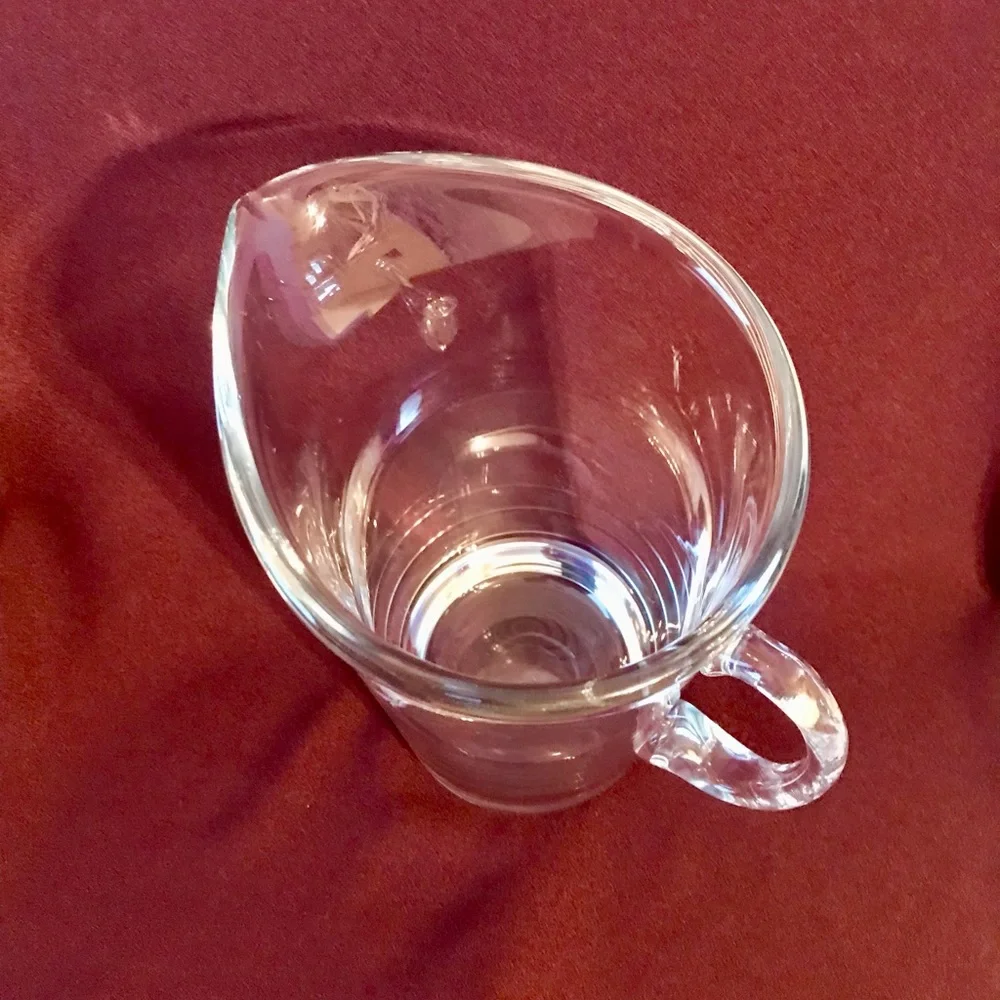 Williams Sonoma Tall Glass Pitcher